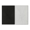 Quadro Home ESPRIT Nero Beige Moderno (2 Unità)