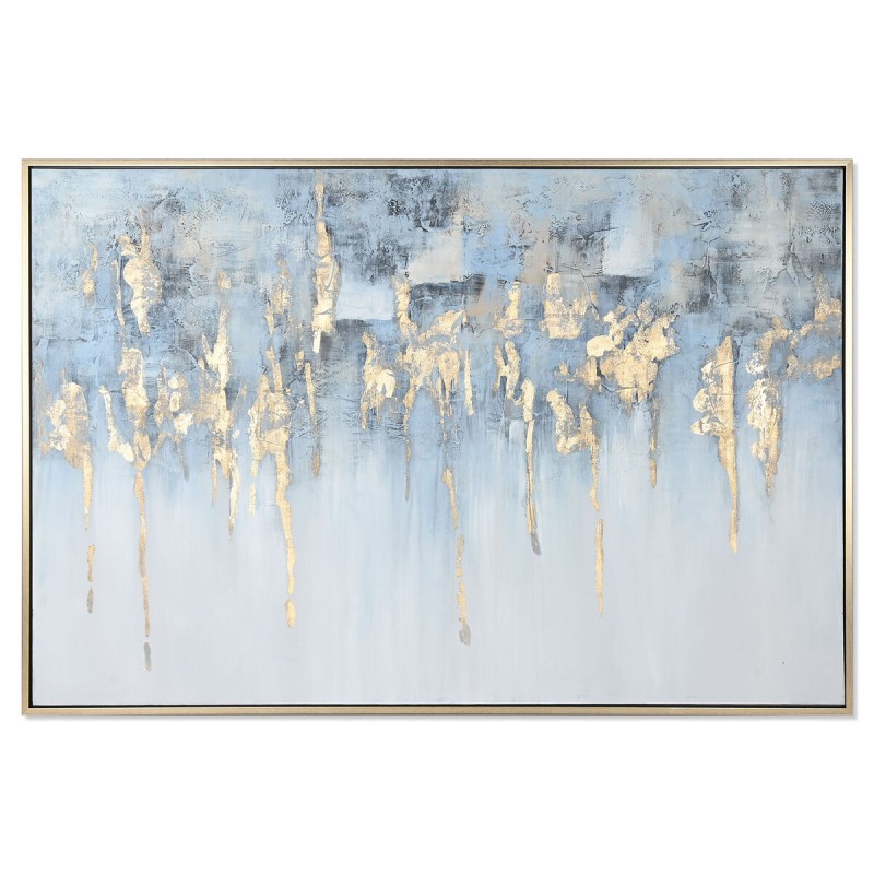 Quadro Home ESPRIT Azzurro Bianco Astratto Moderno 187 x 3,8 x 126 cm Quadro Home ESPRIT Azzurro Bianco Astratto Moderno 187 x 3,8 x 126 cm
