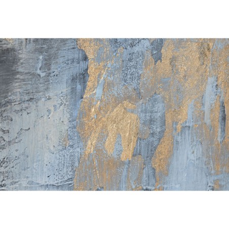 Quadro Home ESPRIT Azzurro Bianco Astratto Moderno 187 x 3,8 x 126 cm