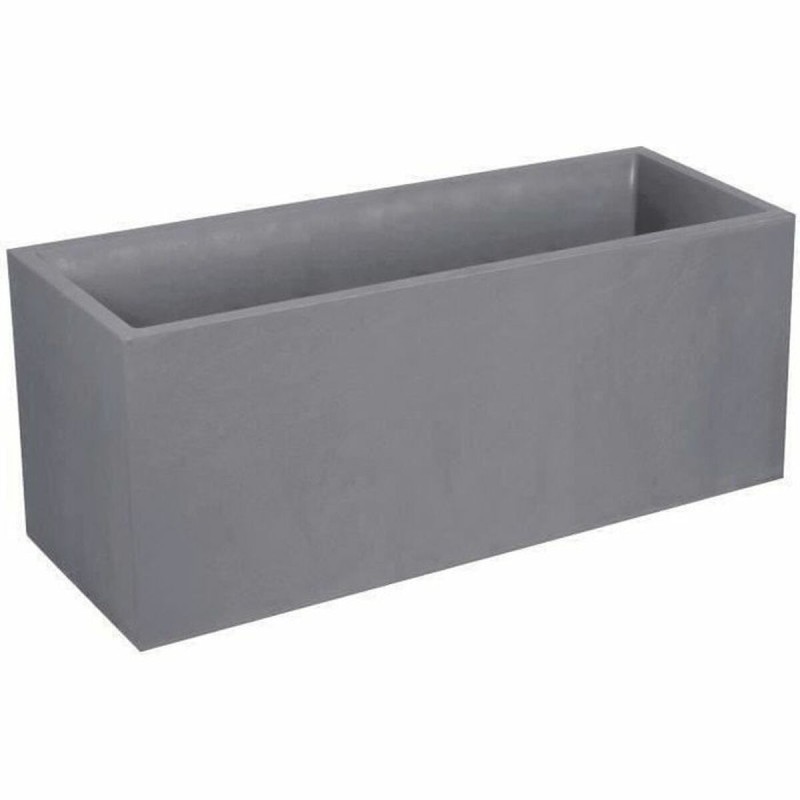Vaso EDA Grigio Plastica Rettangolare 99,5 x 39 x 43 cm Vaso EDA Grigio Plastica Rettangolare 99,5 x 39 x 43 cm
