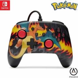 Controller Gaming Powera Charizad Firestorm Giallo Nintendo Switch