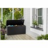 Cassapanca da esterno Keter Emily Grigio scuro Resina Plastica (118 x 45 x 58 cm)
