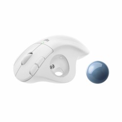 Mouse senza Fili Logitech ERGO M575 Bianco