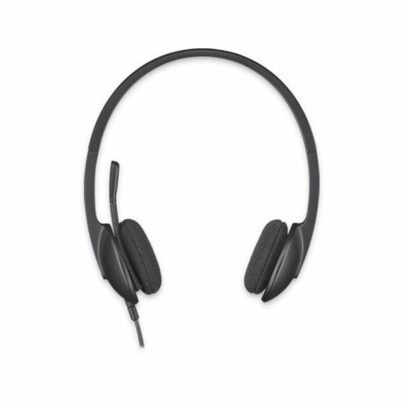 Auricolari con Microfono Logitech 981-000475 USB 1,8 m Nero (1 Unità)