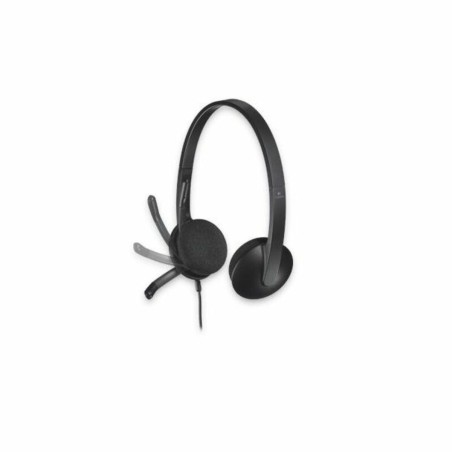 Auricolari con Microfono Logitech 981-000475 USB 1,8 m Nero (1 Unità)