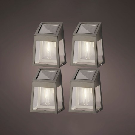 Applique da Parete Lumineo 898174 5 Lm Solare Luce LED (4 Unità)