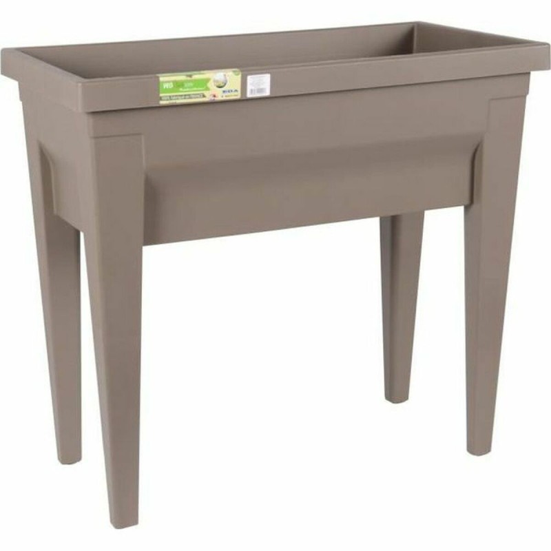 Vaso EDA Verdure Tavolo da Coltivazione Taupé 73 x 38,5 x 68 cm Vaso EDA Verdure Tavolo da Coltivazione Taupé 73 x 38,5 x 68 cm
