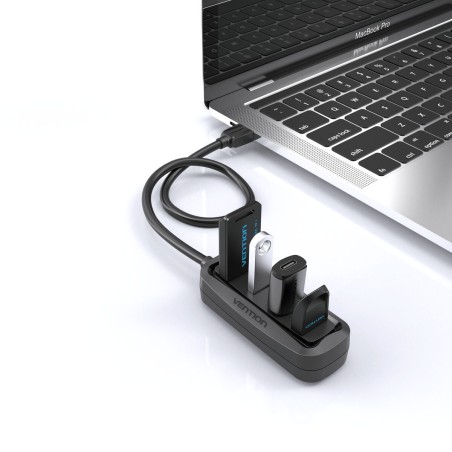 Hub USB Vention VAS-J43-B015 Nero (1 Unità)