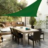 Vele parasole Aktive Triangolare Verde 500 x 0,5 x 500 cm (4 Unità)
