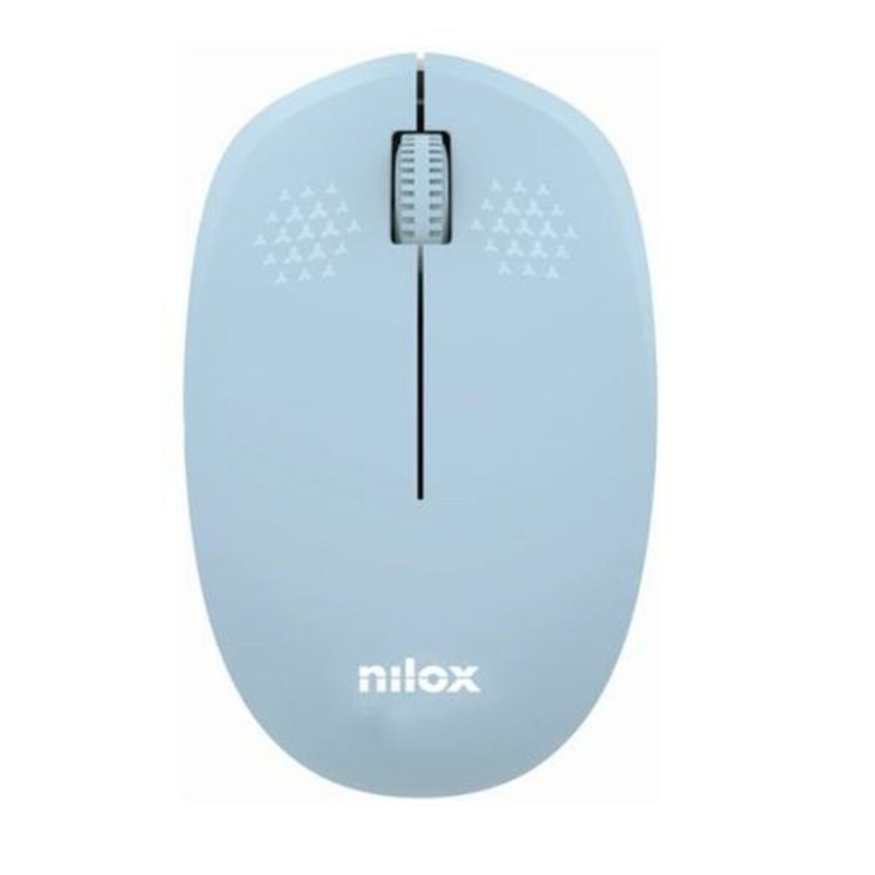 Mouse Ottico Wireless Nilox Azzurro Nero 1000 dpi Mouse Ottico Wireless Nilox Azzurro Nero 1000 dpi