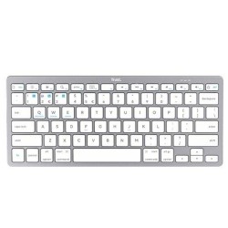Tastiera Trust Bianco Argentato Qwerty in Spagnolo