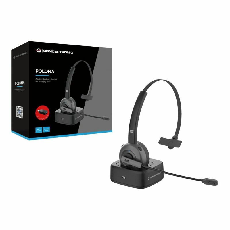 Auricolari Conceptronic POLONA03BD Nero Auricolari Conceptronic POLONA03BD Nero