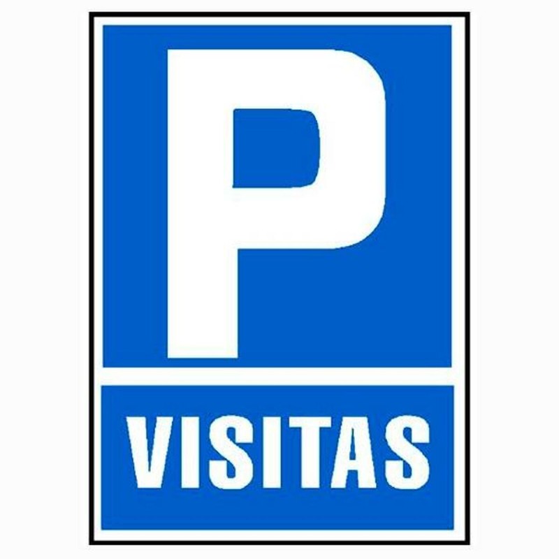 Insegna Archivo 2000 "PARKING VISITAS" PVC 210 x 297 mm Insegna Archivo 2000 "PARKING VISITAS" PVC 210 x 297 mm