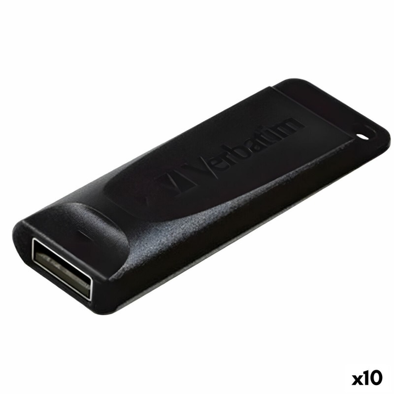 Pendrive Verbatim Nero 16 GB (10 Unità) Pendrive Verbatim Nero 16 GB (10 Unità)