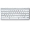 Tastiera Nilox NXKB01S Bianco Qwerty in Spagnolo