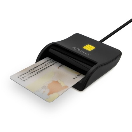 Lettore di Schede DNI/SIP Aisens ASCR-SN03C-BK Nero