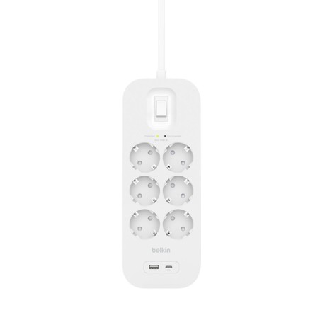 Multipresa 6 Prese con Interruttore Belkin Connect SRB002VF2M Bianco