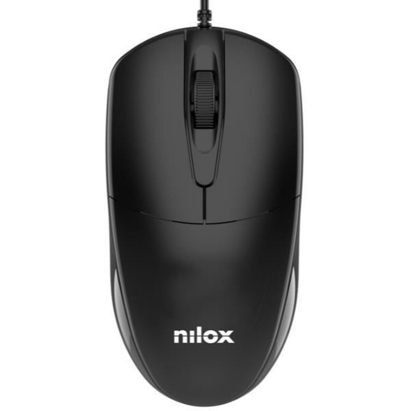 Mouse Nilox MOUSB1012 Nero 1200 DPI Mouse Nilox MOUSB1012 Nero 1200 DPI