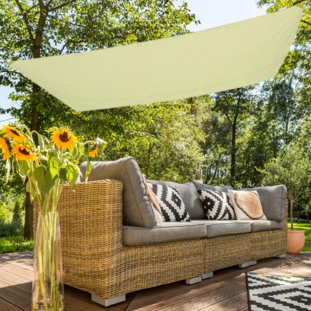 Vele parasole Aktive Triangolare Crema 200 x 0,5 x 300 cm (4 Unità)