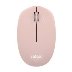 Mouse Ottico Wireless Nilox Nero Rosa