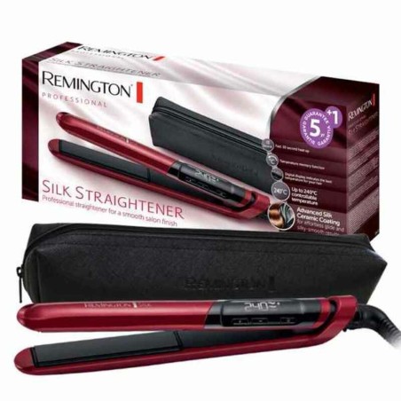 Piastra per Capelli Remington S9600 Nero Rosso