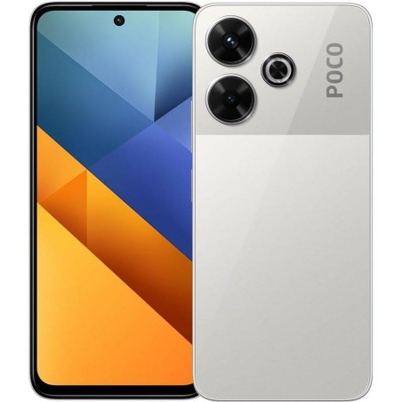 Smartphone Xiaomi Poco M6 Octa Core 6 GB RAM 128 GB Argentato 6,79"