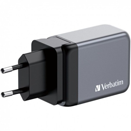 Caricabatterie da Parete Verbatim GNC-65 Nero 65 W Universale (10 Unità)