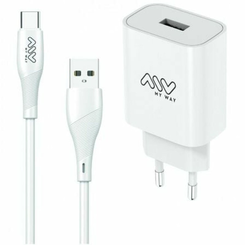 Caricabatterie da Parete Myway MYWEPAK0002 15 W Caricabatterie da Parete Myway MYWEPAK0002 15 W