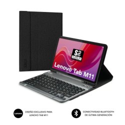 Custodia per Tablet Subblim SUBKT3-BTL310 Nero Qwerty in Spagnolo QWERTY