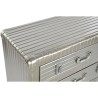 Cassettiera Home ESPRIT Argentato Metallo Legno MDF Vintage 80 x 39 x 82 cm