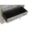Cassettiera Home ESPRIT Argentato Metallo Legno MDF Vintage 80 x 39 x 82 cm