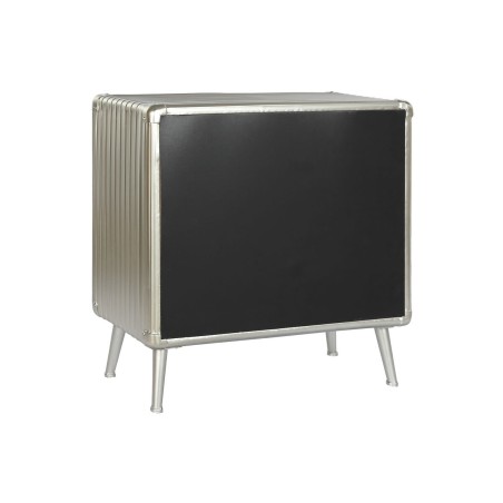 Cassettiera Home ESPRIT Argentato Metallo Legno MDF Vintage 80 x 39 x 82 cm