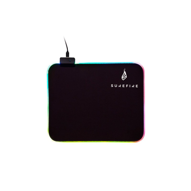 Tappeto Gaming Verbatim Surefire Gaming SIlent Flight RGB-320 Nero 32 x 26 cm Tappeto Gaming Verbatim Surefire Gaming SIlent Flight RGB-320 Nero 32 x 26 cm