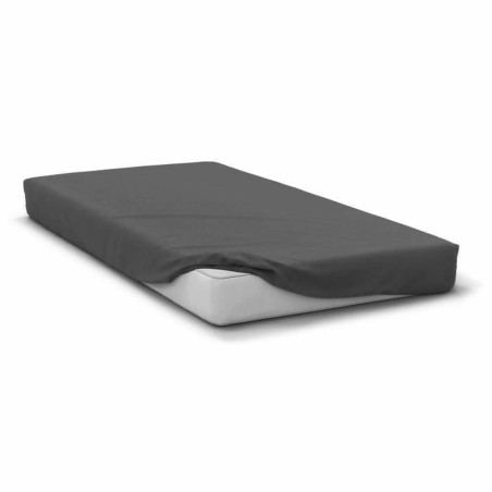 Lenzuolo con angoli aderenti HOME LINGE PASSION HP71766 Grigio Antracite 140 x 190 + 30 cm