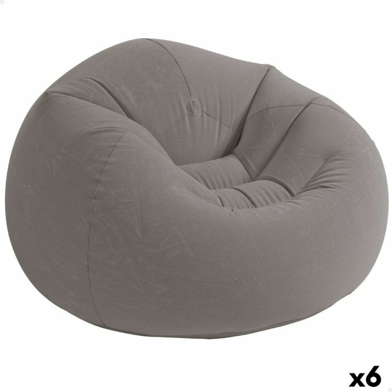 Poltrona Gonfiabile Intex Grigio 107 x 69 x 104 cm 114 x 71 x 114 cm (6 Unità) Poltrona Gonfiabile Intex Grigio 107 x 69 x 104 cm 114 x 71 x 114 cm (6 Unità)