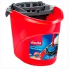 Secchio per Pavimenti Vileda Rosso 10 L (5 Unità)