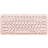 Tastiera Wireless Logitech K380  Rosa Qwerty in Spagnolo