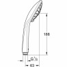Soffione Grohe 27319000 3 Posizioni