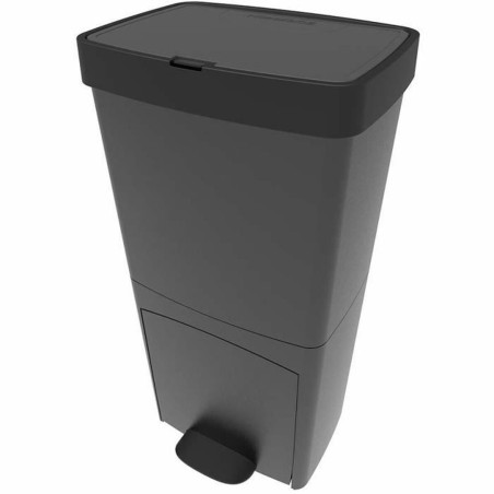 Secchio della spazzatura Kitchen Move Grigio Plastica 70 L