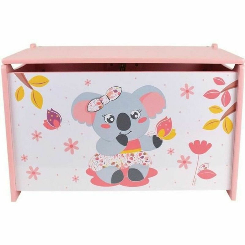 Baule Fun House CALLY MIMI KOALA Rosa Legno 40 x 58 x 36 cm Baule Fun House CALLY MIMI KOALA Rosa Legno 40 x 58 x 36 cm