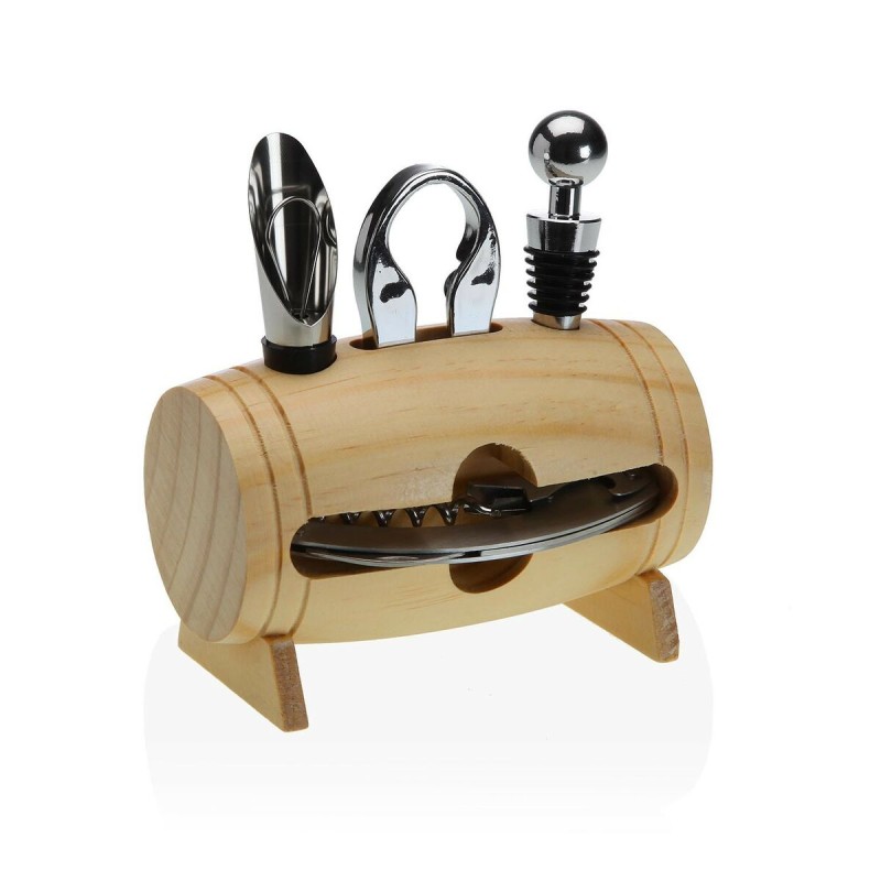 Set di Accessori per il Vino Versa Acciaio Set di Accessori per il Vino Versa Acciaio