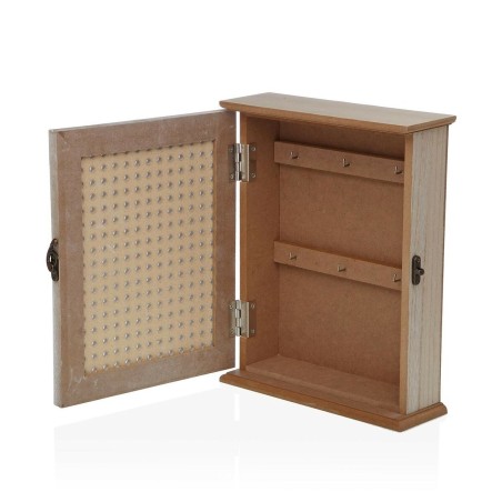 Armadietto portachiavi Versa Bianco Legno MDF 7 x 27 x 21,5 cm