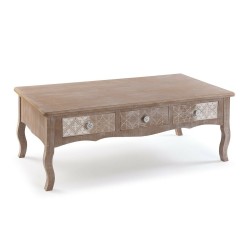 Tavolino da Caffè Versa Lyra Legno di paulownia Legno MDF 60 x 41 x 110 cm
