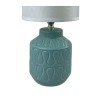 Lampada da tavolo Versa Lizzy Azzurro Ceramica 13 x 26,5 x 10 cm