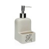 Dispenser di Sapone Versa Ceramica ABS Dolomite Fiori 9 x 18,5 x 8 cm
