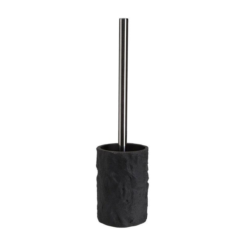 Scopino per il Bagno Versa Nero Grigio Resina Roccia Scopino per il Bagno Versa Nero Grigio Resina Roccia