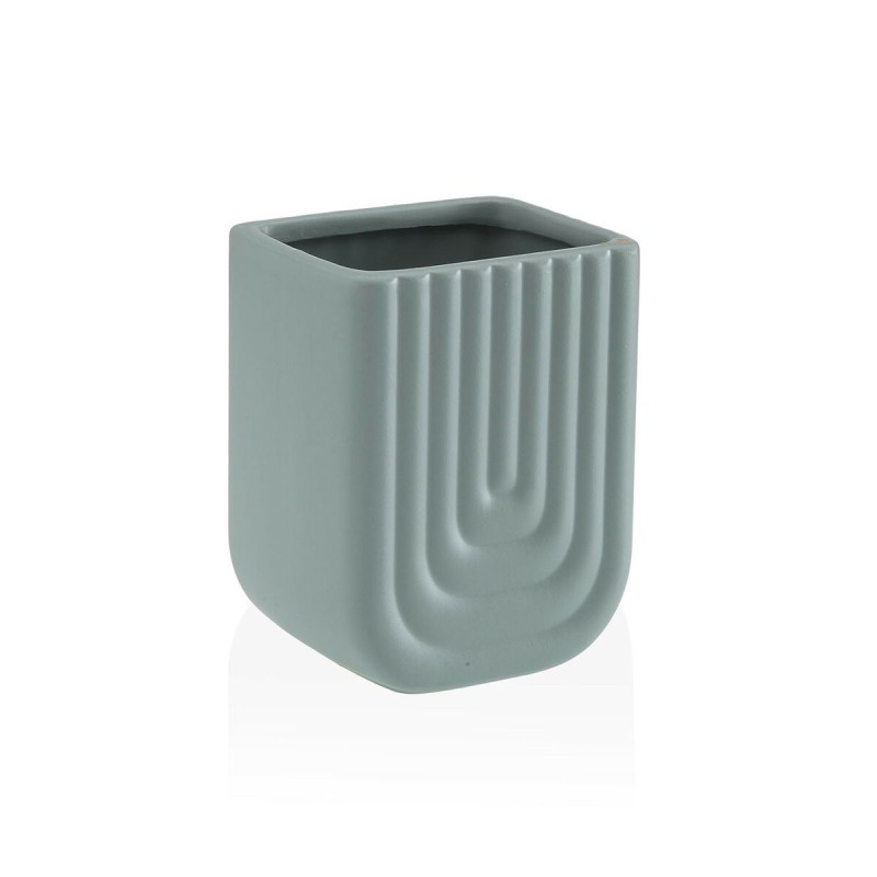 Portaspazzolini da Denti Versa Grigio Ceramica Portaspazzolini da Denti Versa Grigio Ceramica