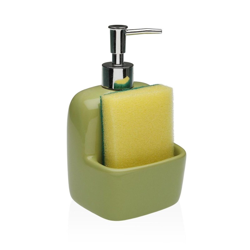Dispenser di Sapone Versa Verde Ceramica 9,4 x 17,8 x 10,5 cm Dispenser di Sapone Versa Verde Ceramica 9,4 x 17,8 x 10,5 cm