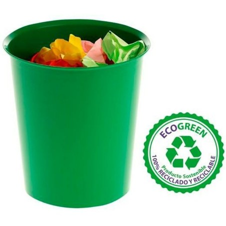 Cestino Archivo 2000 Verde polistirene 16 L