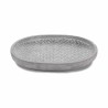 Piatto per Vaso Ibergarden 190060-2 Grigio Cemento Con rilievo 28 x 4 x 23 cm (6 Unità)